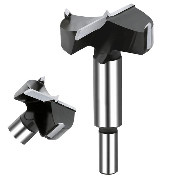 2-1/8 Inch Carbide Tipped Forstner Drill Bit for Hard Wood, Woodworking Hinge Cutter Tool Kits for Wood Plywood Plastic