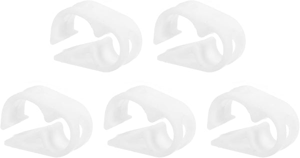 uxcell Plastic Tubing Clamps, 5pcs Adjustable Tube Clamp for 1/8"-5/32" Tube OD, Laboratory Pinch Valve Flow Control