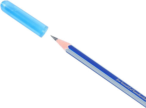 Doms X1 X-Tra Super Dark Pencils, 1 Pack - 10 Pencils + Eraser, Sharpener, Protection Cap