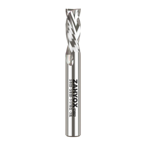 3/8 Compression Bit CNC, Solid Carbide Spiral Router Bit, 3/8" Cutting Dia, 3/8" Shank, CNC Router Bits