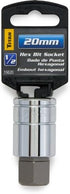 Titan Tools - 3/8 Dr 20Mm Hex Bit Socket (15620) by Titan