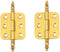 SANCHAKOU Cupboard Hinges 2 Packs of 2.75 * 1.41Inch Crown Head Wooden Box