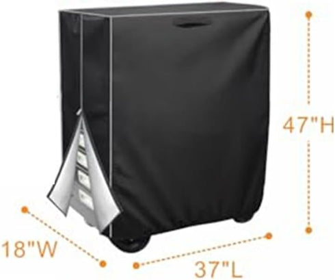 AugustknowU Use(420D) For Plasma Cutter Rolling Cart Cover Compatible With Tig Mig Welding Carts Using Heavy Duty