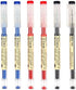 Gel Ink Pen Quick Drying Liquid Ink, 0.38 mm Fine Point Japanese Style Pens, 12 Pcs (4 Black, 4 Blue, 4 Red)