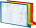 Smead End Tab Poly Out Guide, Two Pocket, Bottom Position Tab, Blue, Letter Size, 25 per Box (61951)