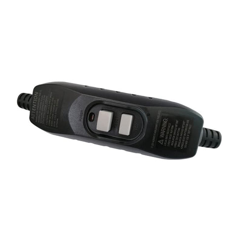 Kaper GFCI Inline Plug Replacement Assembly, 3 Wires, Waterproof Ground Fault Circuit Interrupter for Power Tools,