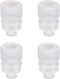 uxcell Suction Cups, 7mm Diameter x M5 Joint Silicone Vacuum Suction Cup, 4pcs