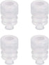 uxcell Suction Cups, 7mm Diameter x M5 Joint Silicone Vacuum Suction Cup, 4pcs