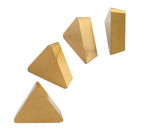 Accusize TPG22 Wiper Carbide Inserts, TiN Coated, T-Shape, 10 Pcs/Box
