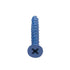 100 Qty 3/16" x 1-3/4" Flat Head Phillips Concrete Screws for Masonry, Block & Brick