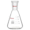 StonyLab 24/40 Borosilicate Glass Erlenmeyer Flask, Heavy Wall Flask with 100ml Capacity