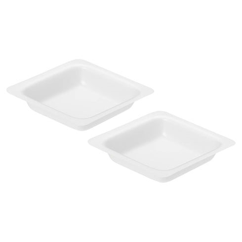 PATIKIL Square-Shaped Weigh Boats, 20 Pack Plastic 7mL Small Disposable Powder Dispenser for Weighing