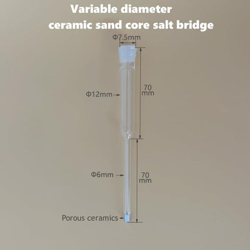 LUSXDGBYF 1PCS Porous Ceramic Sand Core Salt Bridge - Electrochemical Reference Electrode Accessory Tool for Enhanced