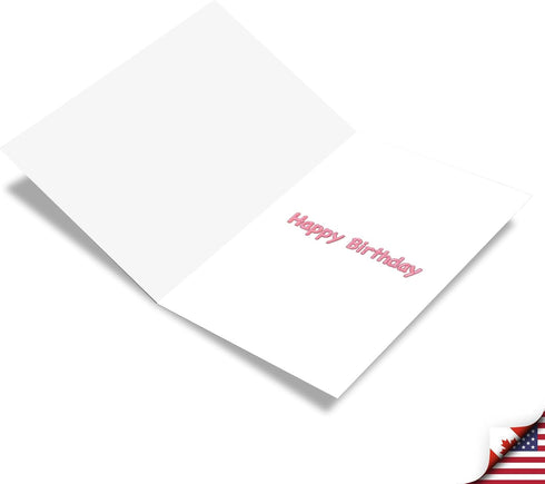 The Best Card Company - 16th Happy Birthday Greeting Card, Milestone Birthday Celebration, 16 Years Old
