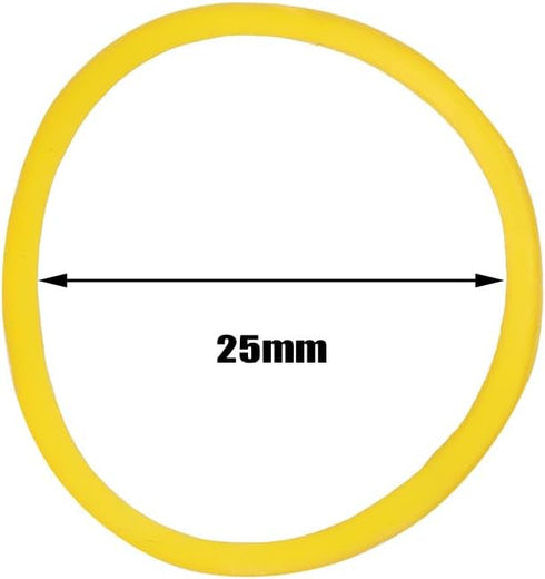 Small Rubber Bands Elastic Stretchy Bands for Bank Money Bundles Bills Cash Wrapping Newspaper Rolling Paper Cards Office Home Supplies Hair Bows Tie Dye Art Craft Project, 100PCS (25mm) by PPhtony