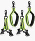 Heavy Duty Firefighter Glove Strap with Green Reflective Trim, Ultimate Turnout Gear Bags, Firefighting Glove Safety