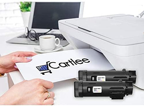 Cartlee Black High Yield Laser Toner Cartridges Replacement for Dell H625cdw H825cdw S2825cdn H625 H825 S2825 Printers