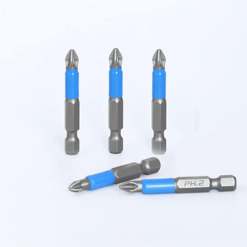 10 Pcs Phillips Bits Ph2 Power Tool Impact Driver Bit Set, 2 Inch Long Anti Slip Magnetic Screwdriver Bits