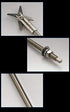 Toggle Anchor Bolts, Heavy Duty Hollow Wall Anchors, 304 Stainless Steel, Pack of 4