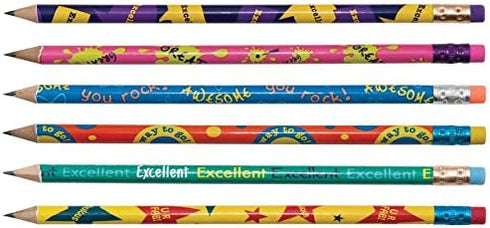 Office Depot Teacher Reward Pencils, #2, Assorted, Box Of 12, OD88350 by Office Depot