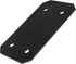 4 Pcs Flat Strong Strap Mending Plate, Black, 9-3/4" x 5" for Furniture Repair