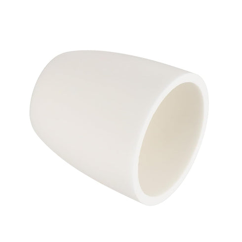 PATIKIL Alumina Crucible for Melting Metal, 70ml White Crucible Bowl Dish Cup for Laboratory Casting Gold, Silver,
