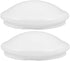 PRETYZOOM 2pcs Flush Mount Ceiling Light Covers Mushroom Light Shade Replacement Decorative