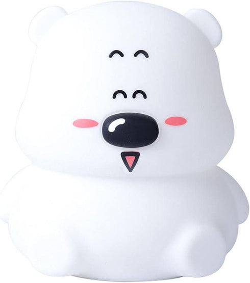 TTBDDDYH LED Little Bear Night Lamp, Cute Animal Silicone Nursery Night Light with
