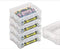 Super Stacker Stackable Crayon Box -(4 Pack) (Blue, Small)