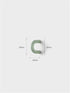SMOKT 1Pcs Z-4209-Green-32mm) White Furniture Handles Wardrobe Room Cupboard Cloakroom Bedside Cabinet Handle Bedroom