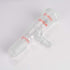 StonyLab Glass Vacuum Take Off Adapter, Straight, Short Stem with 19/22 Joints
