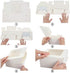 60 Pcs Bakery Boxes with Window, 6 x 6 x 3 Inches, White Cookie Boxes for Baked Goods