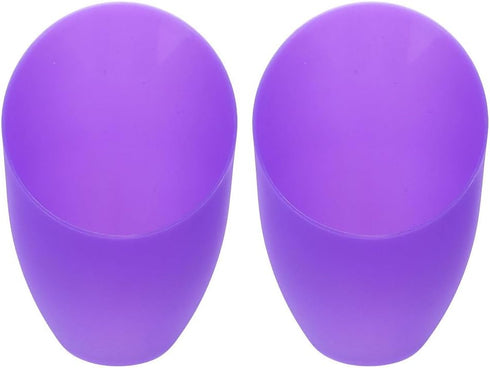 2Pcs 5.11 4.33 1.96 Inch Amosfun Inclined Horseshoe Lampshades Plastic Covers for Led Floor and Table Lamps Unique