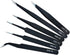 6PCS Precision Tweezers Set, Upgraded Anti-Static Stainless Steel Tweezers for Electronics, Soldering, Jewelry-Making