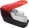 Black Red Stapleless Stapler, Portable Handheld Stapler, Press Staple Free Labor Saving Office Accessory for School