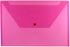JAM PAPER Plastic Envelopes with Snap Closure, Legal Booklet 9 3/4 x 14 1/2, Fuchsia Pink, 3/Pack