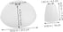 2pcs Luxshiny Plastic Lamp Shades for Table and Floor Lamps Easy to Install and Remove Soft Light Diffusion Versatile