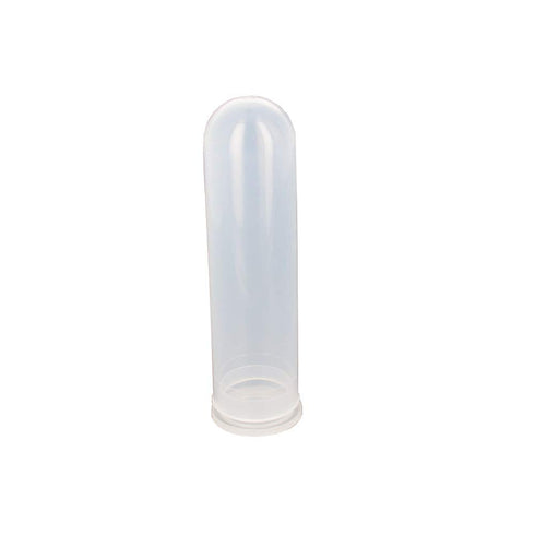 Othmro 50pcs Plastic Lab Centrifuge Tubes, 50ml Vial Test Tube Sample Storage Container, Round Bottom with Plug-in Cap
