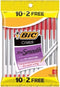 Bic Cristal Xtra-Smooth Ball Pen, 10 plus 2 Bonus Pack, 12 Count, Red Medium Point