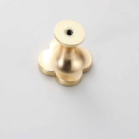 6 Pcs Green Clover Cabinet Knobs, Dresser Pulls, Cupboard Handles, Jewelry Box Drawer Wardrobe Door Handles