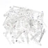 CHANZON 100 pcs 5mm RGB Multicolor LED Diode Lights - Common Cathode, Clear Round Transparent 4 pin