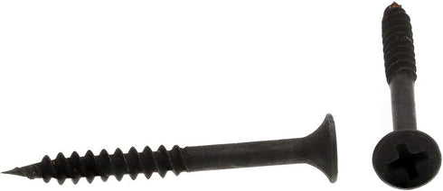 Prime-Line 9038073 Black Drywall Screws, Bugle Head, Phillips Drive, #7 X 1-1/2 In. (75 Pack)