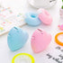 Candy Color Tape Dispenser, Cute Roll Tape Organizer for Desk, Home, Office Supplies, 2Pcs Heart