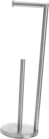 Vertical Paper Towel Holder Stand Storage Roll Paper Rack for Bathroom Kitchen