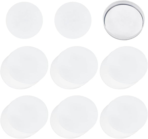 CRASPIRE 90mm 100Pcs Filter Paper, No Adhesive 20µm Diameter Laboratory Synthetic Cellulose Filtration Medium