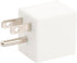 90 Degree Right Angled USA 3-Prong Male-Female Adapter, 5-15P to 5-15R Direction Changer, Space Saving White
