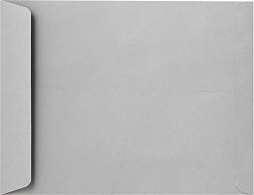 LUXPaper Jumbo Envelopes, 12 1/2" x 18 1/2", Gray Kraft, 28lb. Text, 50 Qty