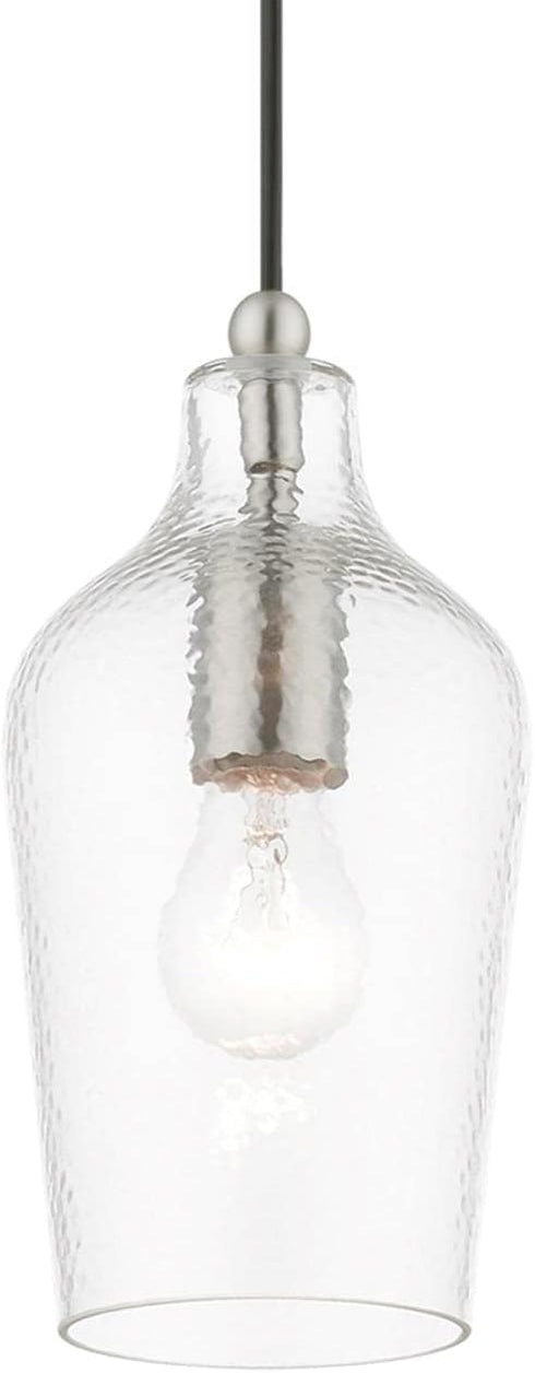 41240-91, Livex Lighting, Avery, Mini Pendant, Brushed Nickel