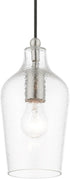 41240-91, Livex Lighting, Avery, Mini Pendant, Brushed Nickel