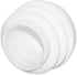 16-Pack (1-1/8", 28 mm, Flyshop Plastic End Caps Pipe Plugs Round Tube Inserts Furniture Gliders for Tables and Chairs